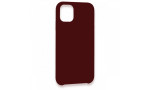 Newface iPhone 11 Kılıf Lansman Legant Silikon - Bordo