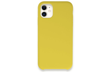 Newface iPhone 11 Kılıf Lansman Legant Silikon - Sarı