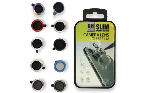 Newface iPhone 11 Pro Metal Kamera Lens - Gri