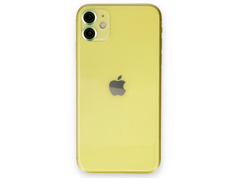 Newface iPhone 11 Metal Kamera Lens - Yeşil