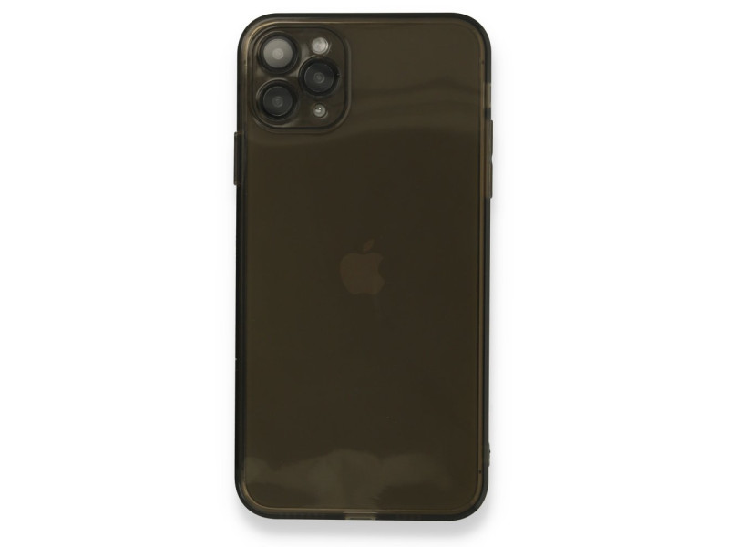 Newface iPhone 11 Pro Kılıf Fly Lens Silikon - Siyah