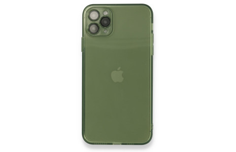 Newface iPhone 11 Pro Kılıf Fly Lens Silikon - Yeşil