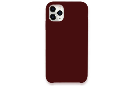 Newface iPhone 11 Pro Kılıf Lansman Legant Silikon - Bordo