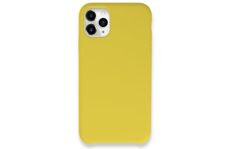 Newface iPhone 11 Pro Kılıf Lansman Legant Silikon - Sarı