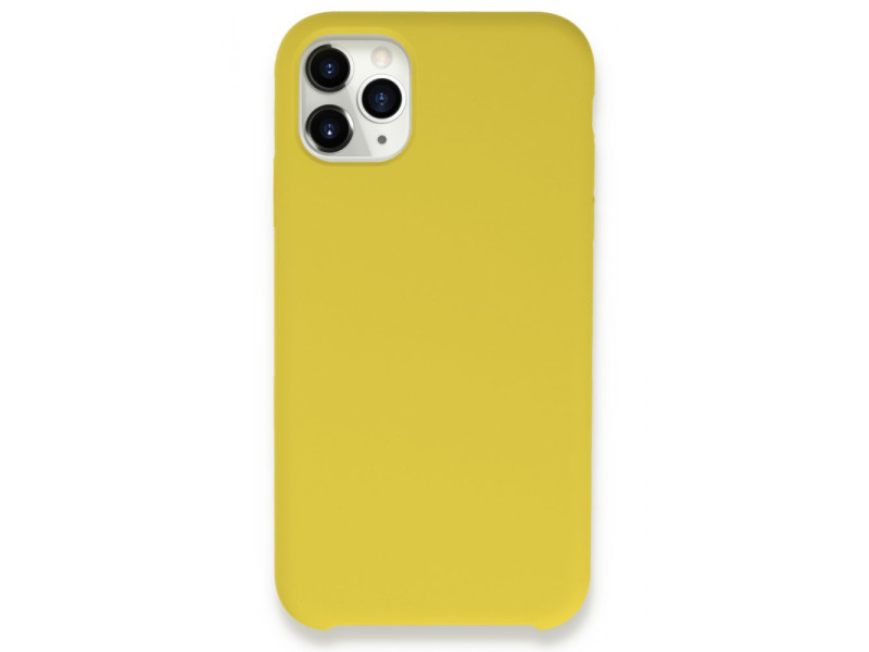 Newface iPhone 11 Pro Kılıf Lansman Legant Silikon - Sarı