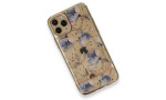 Newface iPhone 11 Pro Max Kılıf Çiçekli Silikon - Lila