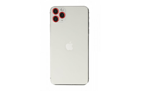 Newface iPhone 11 Pro Metal Kamera Lens - Kırmızı