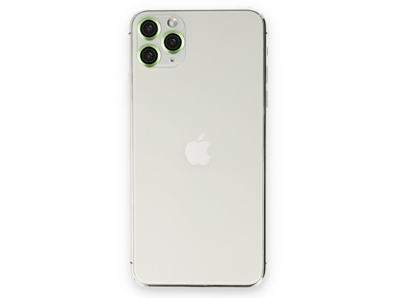 Newface iPhone 11 Pro Metal Kamera Lens - Yeşil