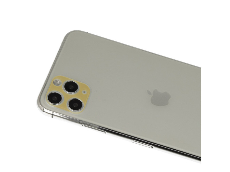 Newface iPhone 11 Pro Rainbow Kamera Lens Koruma Cam - Gold