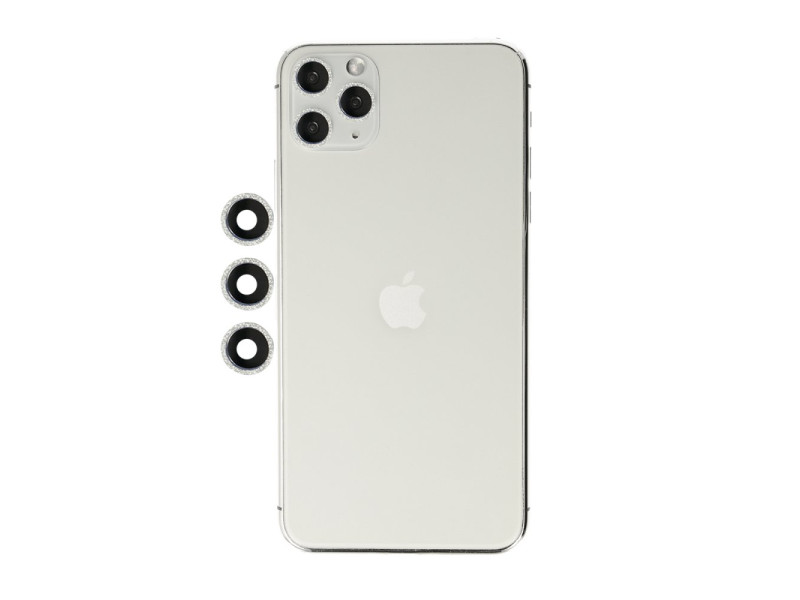 Newface iPhone 11 Pro Shine Kamera Lens - Gümüş