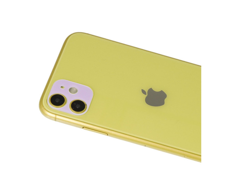Newface iPhone 11 Rainbow Kamera Lens Koruma Cam - Mor