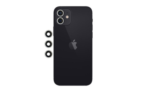 Newface iPhone 11 Shine Kamera Lens - Gümüş