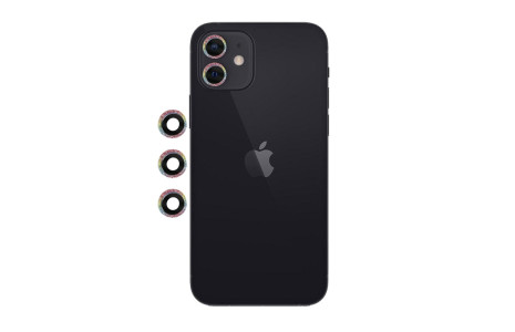 Newface iPhone 11 Shine Kamera Lens - Rainbow