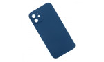 Newface iPhone 12 Kılıf 360 Hayalet Full Body Silikon Kapak - Açık Mavi