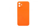 Newface iPhone 12 Kılıf 360 Hayalet Full Body Silikon Kapak - Turuncu