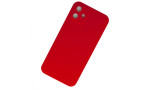 Newface iPhone 12 Kılıf 360 Mat Full Body Silikon Kapak - Kırmızı