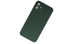 Newface iPhone 12 Kılıf 360 Mat Full Body Silikon Kapak - Koyu Yeşil