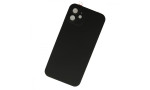 Newface iPhone 12 Kılıf 360 Mat Full Body Silikon Kapak - Siyah