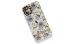 Newface iPhone 12 Kılıf Çiçekli Silikon - Lila