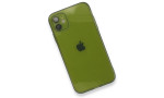 Newface iPhone 12 Kılıf Fly Lens Silikon - Yeşil