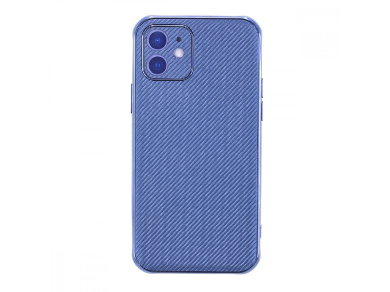 Newface iPhone 12 Kılıf Harbon Silikon - Mavi
