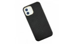Newface iPhone 12 Kılıf Hibrit Karbon Silikon - Siyah