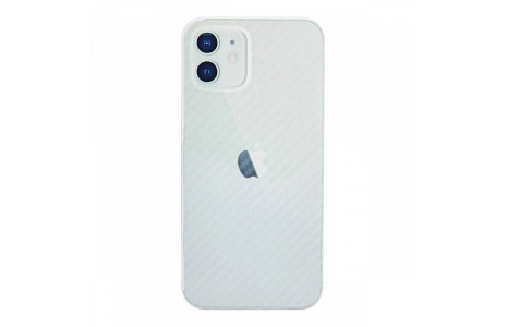 Newface iPhone 12 Kılıf Karbon PP Silikon - Şeffaf