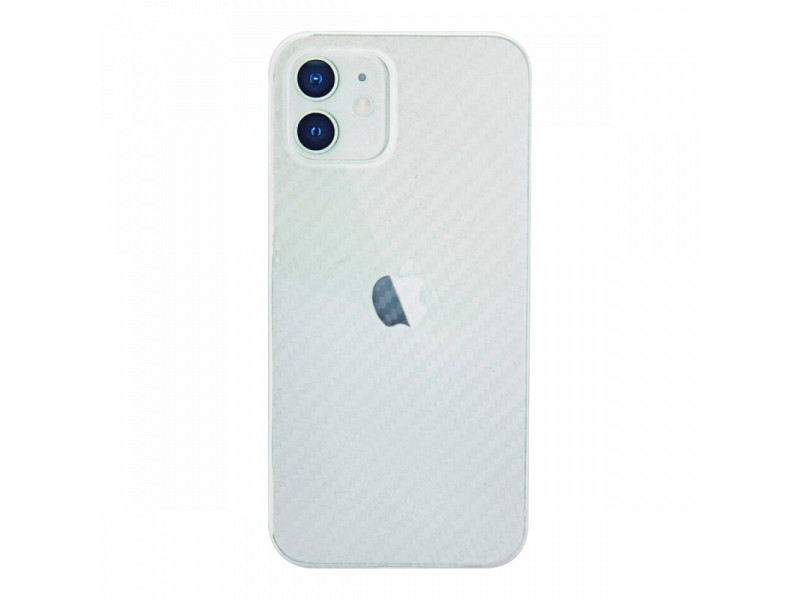 Newface iPhone 12 Kılıf Karbon PP Silikon - Şeffaf
