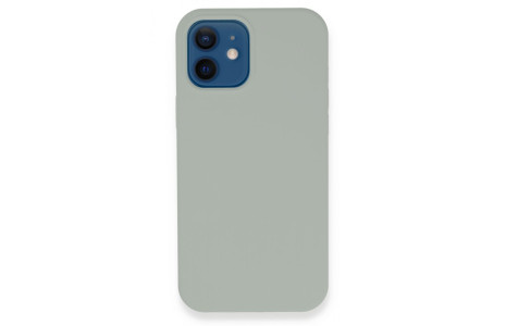 Newface iPhone 12 Kılıf Lansman Legant Silikon - Açık Gri