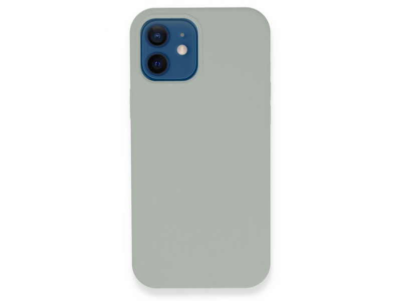 Newface iPhone 12 Kılıf Lansman Legant Silikon - Açık Gri