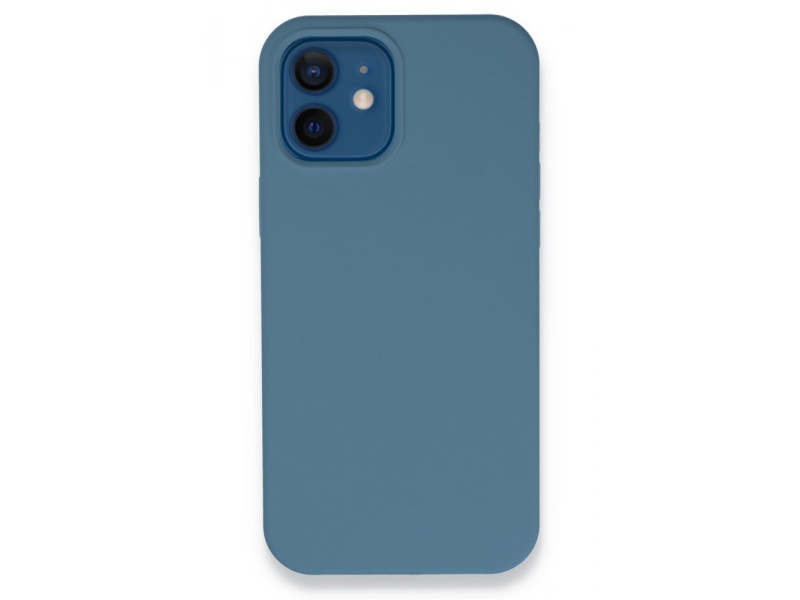 Newface iPhone 12 Kılıf Lansman Legant Silikon - Açık Mavi