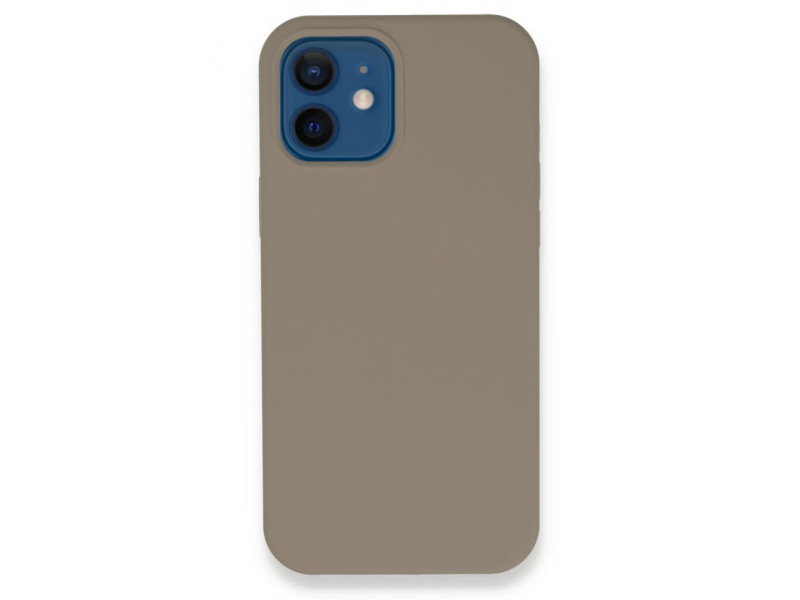 Newface iPhone 12 Kılıf Lansman Legant Silikon - Bej