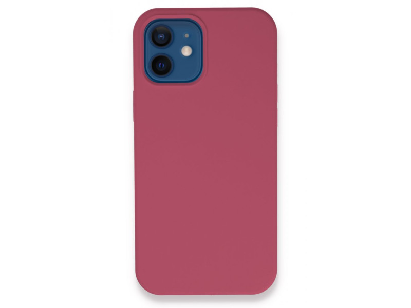 Newface iPhone 12 Kılıf Lansman Legant Silikon - Fuşya
