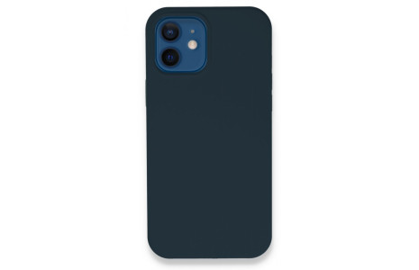 Newface iPhone 12 Kılıf Lansman Legant Silikon - Gece Mavisi