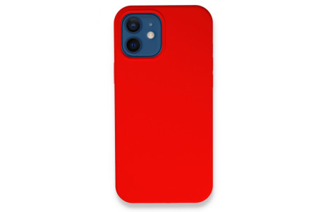 Newface iPhone 12 Kılıf Lansman Legant Silikon - Kırmızı