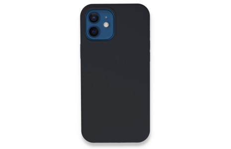 Newface iPhone 12 Kılıf Lansman Legant Silikon - Koyu Gri