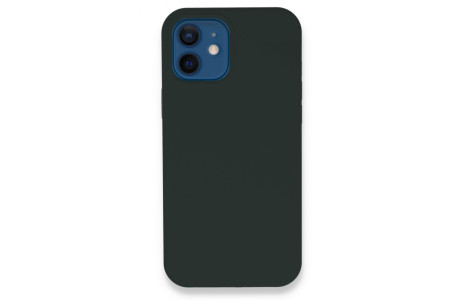 Newface iPhone 12 Kılıf Lansman Legant Silikon - Koyu Yeşil