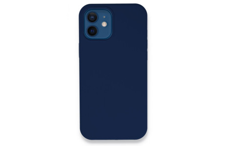 Newface iPhone 12 Kılıf Lansman Legant Silikon - Lacivert