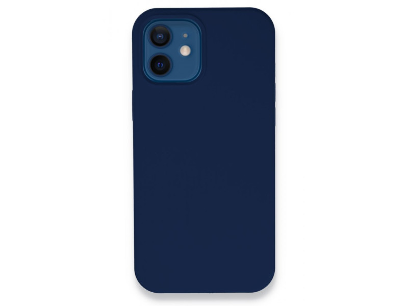 Newface iPhone 12 Kılıf Lansman Legant Silikon - Lacivert