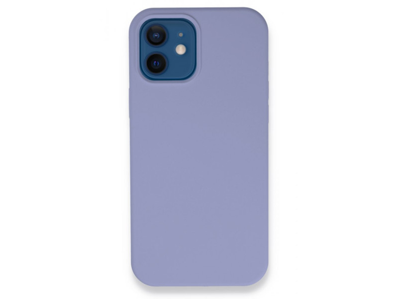 Newface iPhone 12 Kılıf Lansman Legant Silikon - Lila