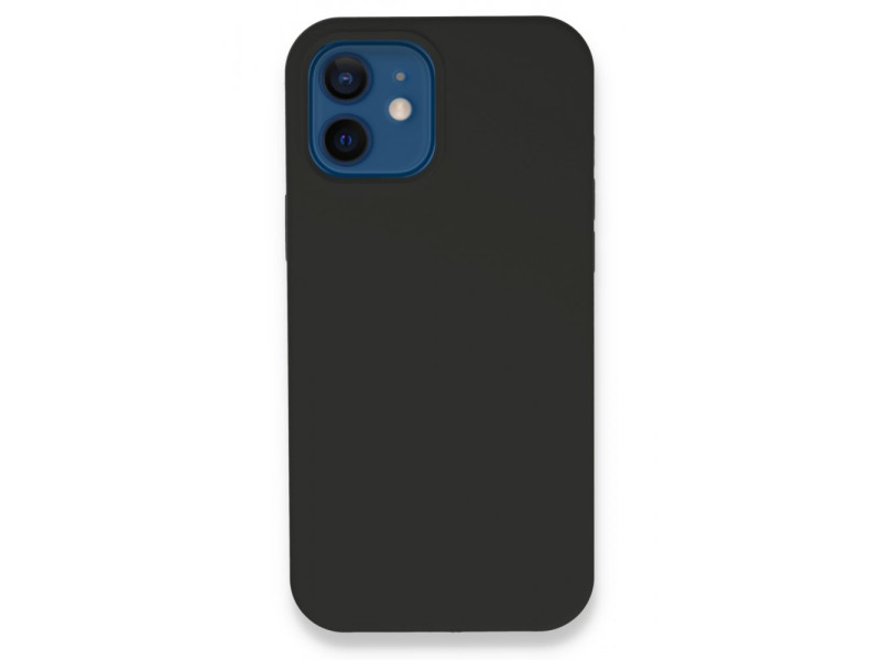 Newface iPhone 12 Kılıf Lansman Legant Silikon - Siyah