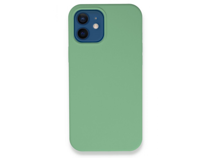 Newface iPhone 12 Kılıf Lansman Legant Silikon - Yeşil