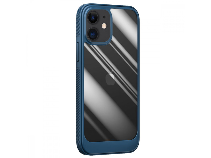 Newface iPhone 12 Kılıf Lion Silikon - Mavi