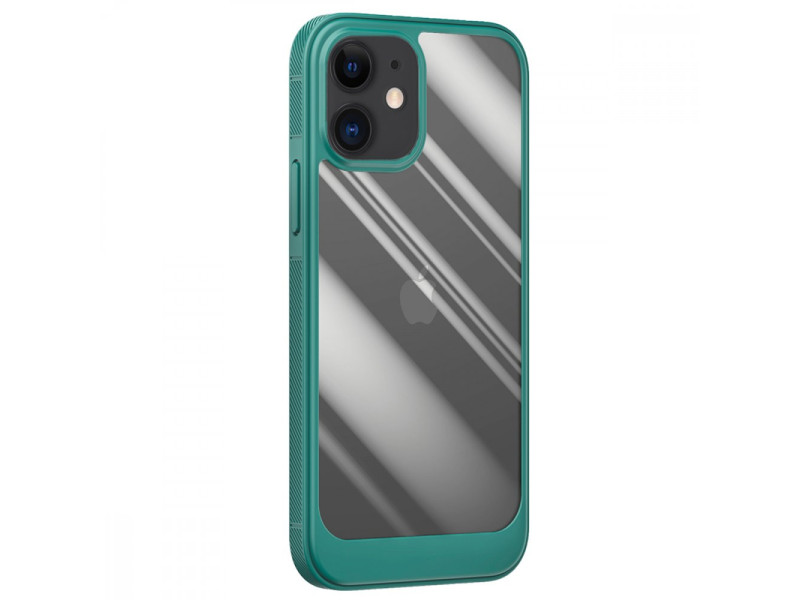 Newface iPhone 12 Kılıf Lion Silikon - Yeşil
