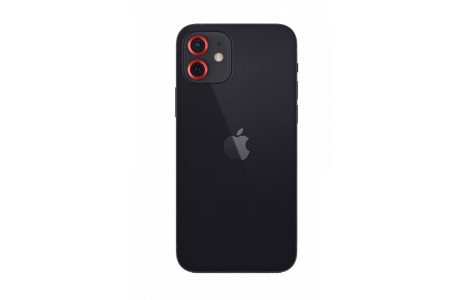 Newface iPhone 12 Mini Metal Kamera Lens - Kırmızı