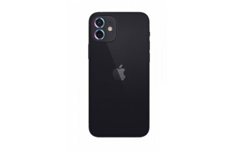 Newface iPhone 12 Mini Metal Kamera Lens - Rainbow