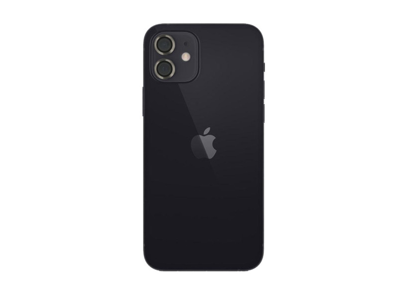 Newface iPhone 12 Mini Metal Kamera Lens - Gri