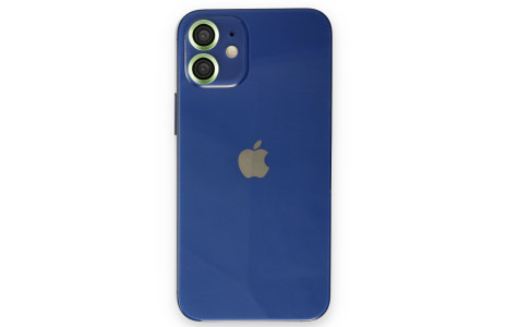 Newface iPhone 12 Mini Metal Kamera Lens - Yeşil