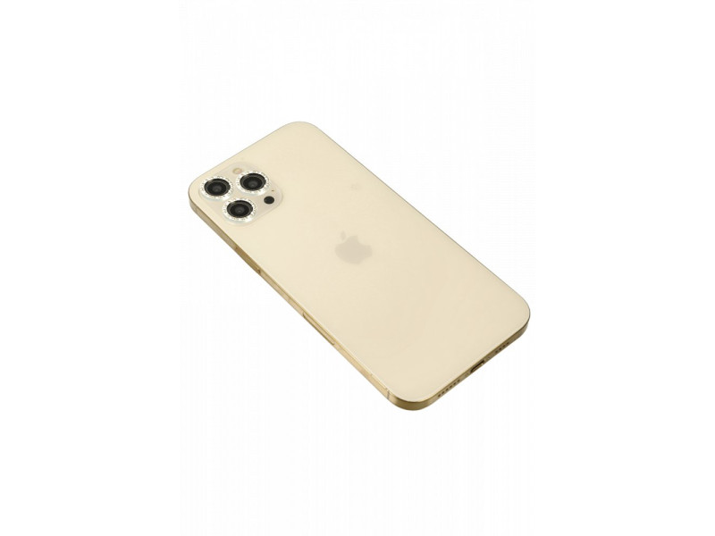 Newface iPhone 12 Pro Max Diamond Kamera Lens - Gümüş