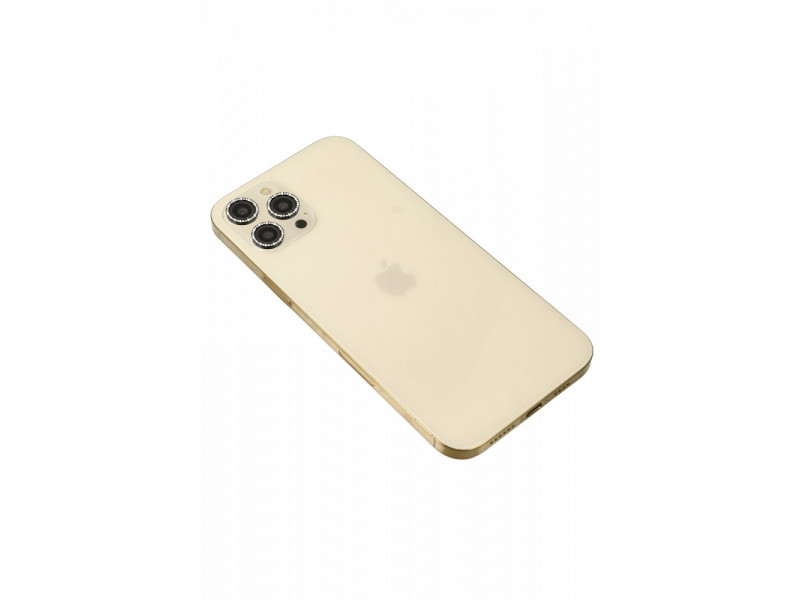 Newface iPhone 12 Pro Max Diamond Kamera Lens - Siyah